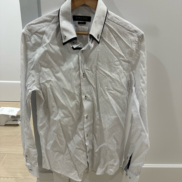 2 Zara Men’s Shirts (Size: Medium) - Picture 6 of 11